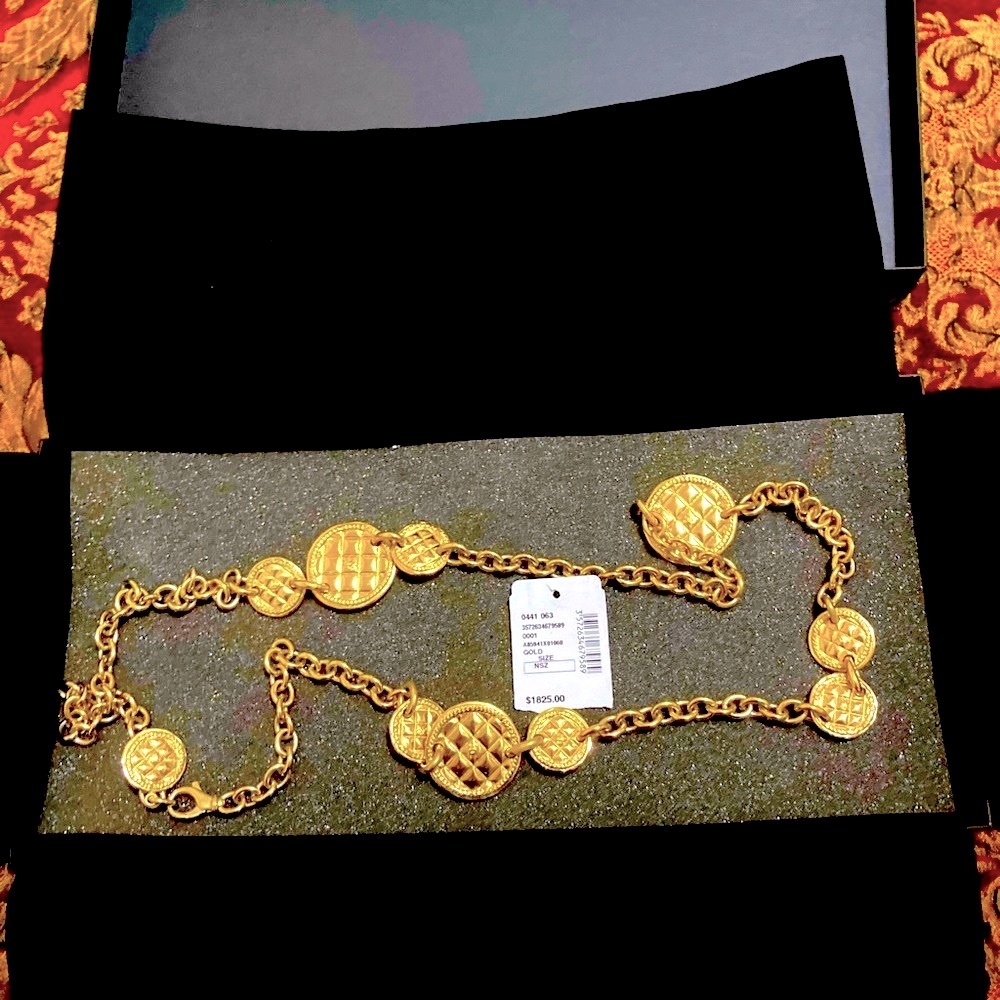 Beautiful authentic Chanel necklace can also be worn as a belt.